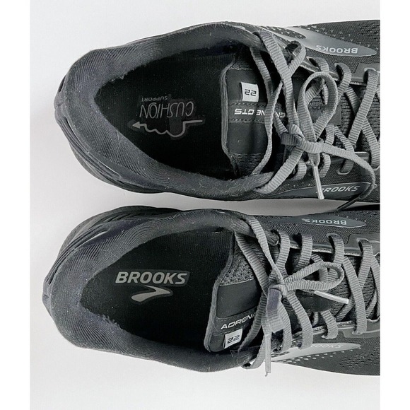 Brooks Womens Adrenaline Gts 22 Black Running Shoes Size 14 Wide Comfort Support - Picture 5 of 9